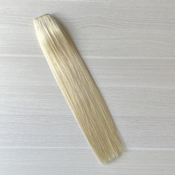 Натуральные волосы однопрядью 45см 90г - блонд #613