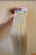 Натуральные волосы на лентах блонд - 20 лент 45см 
