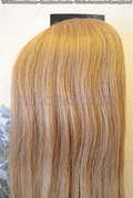  Натуральные светло-русые волосы на заколках 50см 160г 