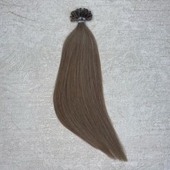 Волосы для наращивания на капсулах 30см 50пр 25г - пепельный русый #10