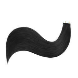 Натуральные волосы - 20 лент 40см 50г черный