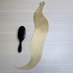 Европейские волосы на капсулах 68см 100 прядей 70г - блонд #60