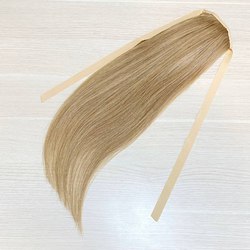 Хвост накладной из натуральных волос 50см 60г - затемненный блонд #22