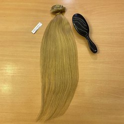 Натуральные волосы на заколках 55см 100г - затемненный блонд #22