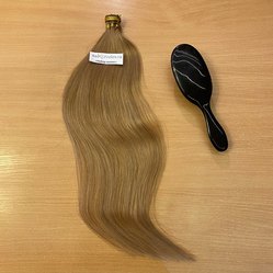 Натуральные волосы на капсулах 50см 100прядей 50г - светло-русый #16