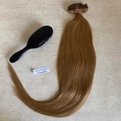 Европейские волосы на заколках 65см 120г - карамельный блонд #27