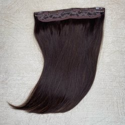 Натуральные волосы однопрядью 40см 70г - горький шоколад #2