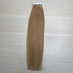 Натуральные волосы на лентах 30 см - пшеничный блонд #24