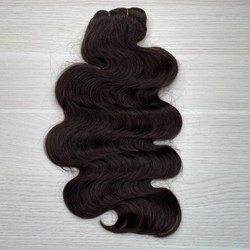 Натуральные волнистые Premium волосы на заколках 50см 100г -Горький шоколад #2