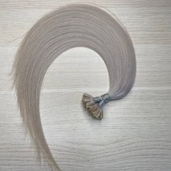  Волосы LUX на капсулах 50см 50пр 50г - Серебристый блонд #60с