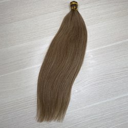 Натуральные волосы на капсулах 40см 100 прядей (40г) - пепельно-русый #10
