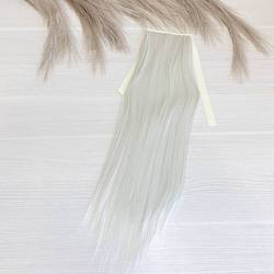 Хвост из искусственных волос пепельный блонд #60