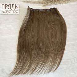 Натуральные волосы однопрядью 40см 100г -  Пепельно-русый #10