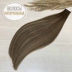 PREMIUM волосы на лентах PREMIUM 50см 20 прядей (50г) - мелирование #4/24/4