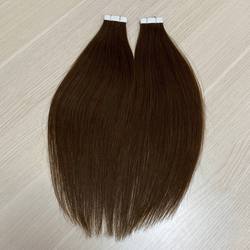 PREMIUM волосы на лентах 35 см - Коричневый #4