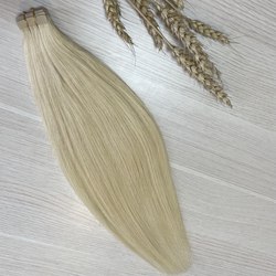 Натуральные волосы для наращивания20 лент 40см 50г - пепельный блонд #60