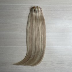 Натуральные волосы на заколках для наращивания 40см 120г - Мелирование #18/613