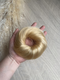 Резинка из натуральных волос двойной объём- #613