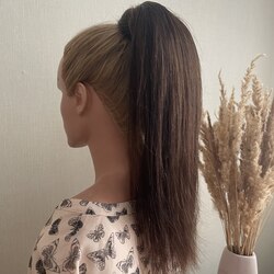 Натуральный хвост 35см 90г - горький шоколад  #2